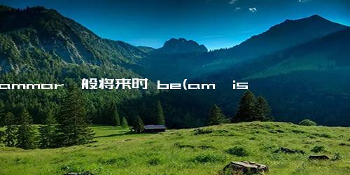 Grammar一般将来时 be(am、is、are) going to 、动词原形